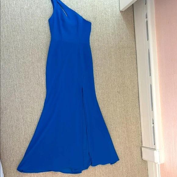 Xscape | Dresses | Woman Xscape Blue Maxi Dress Never Worn | Poshmark